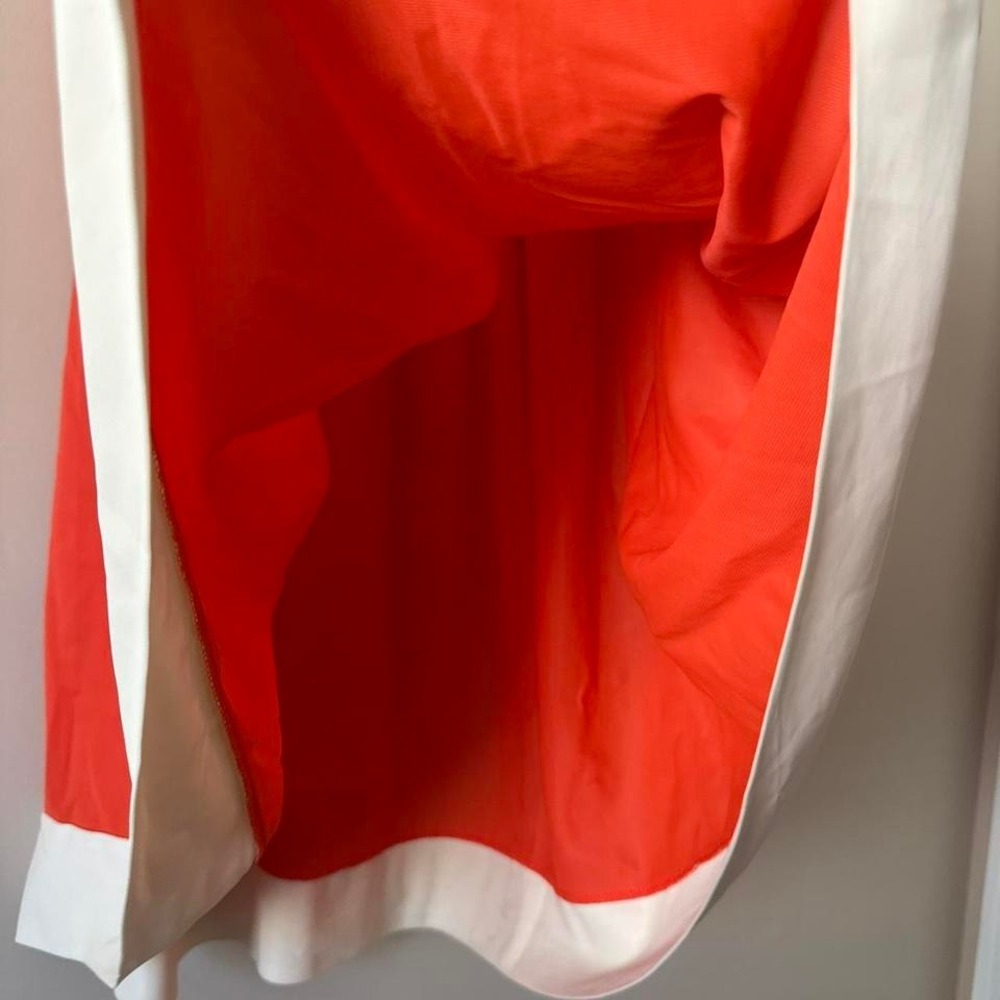 Gossard Artemis Orange Cream Mini Dress 60s stripe vintage babydoll - Picture 6 of 8
